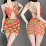 Female Backless Sweater Pajamas Skirts - Image 3