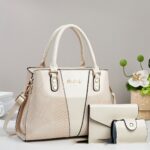 Large-capacity Shouldercrossbody Bag With A Snakeskin Pattern Tote Handbag - Image 3