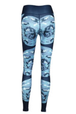 Print patchwork yoga leggings - Image 4
