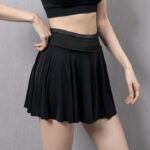 Cloud Hide Women Tennis Skirts Running Golf Badmintion Pantskirt Sports Gym Fitness Shorts Phone Pocket High Waist Sport Skort - Image 2