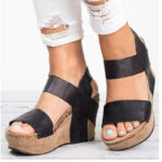Eomen's Sandals Women Wedge Sandals Big Size 43 - Image 2