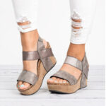 Eomen's Sandals Women Wedge Sandals Big Size 43 - Image 3