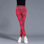 Thin cropped cotton leggings - Image 2