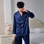 Stretch satin chiffon pajamas - Image 3