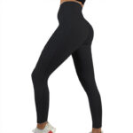 Solid color exercise leggings - Image 2