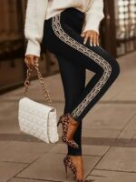 New Retro 3D Digital Print Pattern Women's Sports Yoga Pants - Image 3