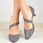 Pointed Stiletto Heel Hollowed Sandals Women - Image 2