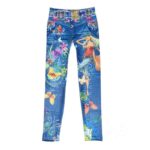 Denim Printed Leggings - Image 3