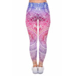 Mandala flower print leggings - Image 3
