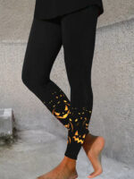 New Retro 3D Digital Print Pattern Women's Sports Yoga Pants - Image 4