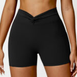 Nude Feel Tight Yoga Shorts Casual Outdoor Running Exercise Shorts Women - Image 4