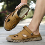 New Plus Size Closed Toe Sandals For Men - Image 3