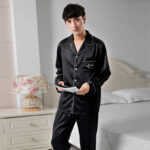 Stretch satin chiffon pajamas - Image 2