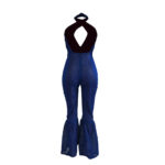 European And American Sexy Solid Color Halter Halter Jumpsuit - Image 3