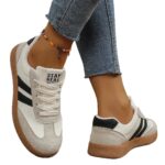 Fashionable Casual White Sneakers For Women - Image 2