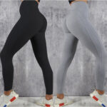 Solid color exercise leggings - Image 3