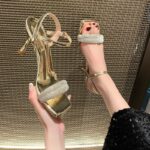 Solid Color Stiletto Sandals Women - Image 4