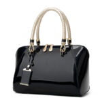 Patent Leather Handbags Shiny Handbag Fashion One-shoulder Diagonal Bag - Image 4