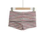 Summer Striped Contrasting Color Shorts Women - Image 3
