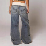 Loose-fitting Straight-leg Jeans With Pockets Fashion Casual Trousers Street-style Pants Women's Clothing - Image 4