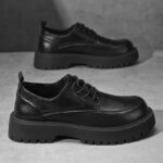 Mens Business Dress Soft Leather Shoes - Image 3