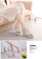 Roman High Heel Women Sandals - Image 3