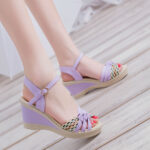 Roman High Heel Women Sandals - Image 2