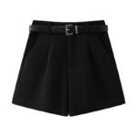 Fashionable Woolen Suit Shorts For Women - Image 4