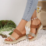 Plus Size Wedge Sandals For Women - Image 2