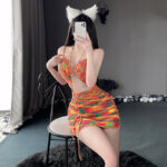 Female Backless Sweater Pajamas Skirts - Image 2