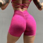 Brushed Fitness Yoga Shorts Women - Image 4