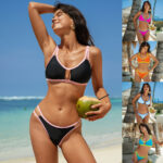 Womens Bikini Swimsuit Sports Two Piece Bikini
