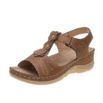Flower platform sandals beach shoes - Image 3
