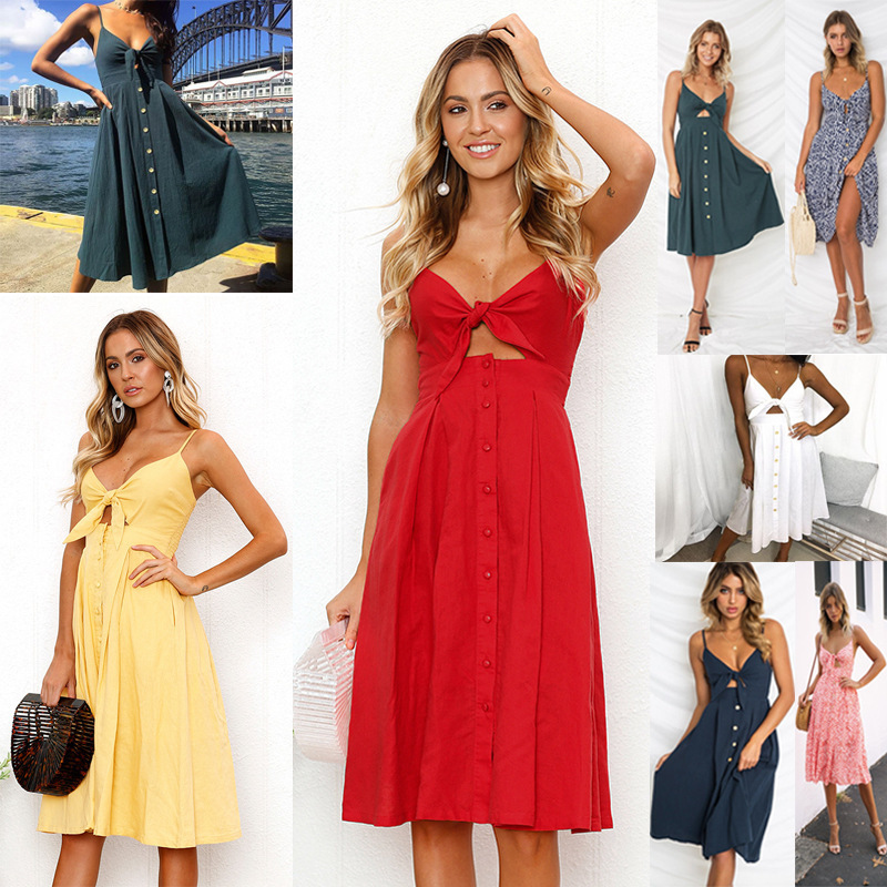 769baa66-47ee-4a01-8e0e-f3c511faecce-1.jpg Women Summer Dresses Sleeveless Backless Strap Long Close-fitting Sheath Female Party Evening Dresses Vestidos - Image 1